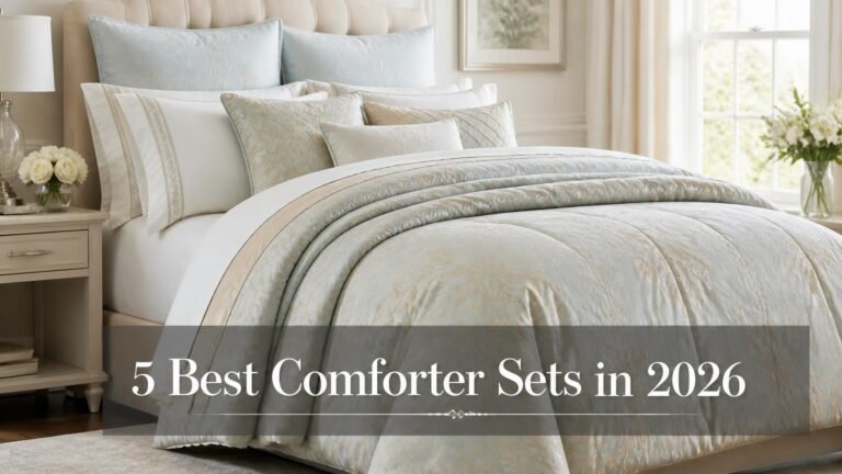 5 best comforter sets for cozy all-season bedroom comfort